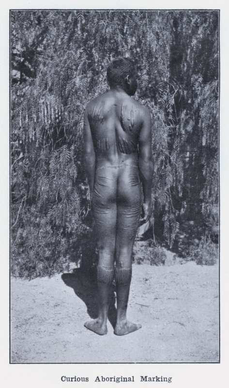 Curious Aboriginal Marking by Photographer Australian