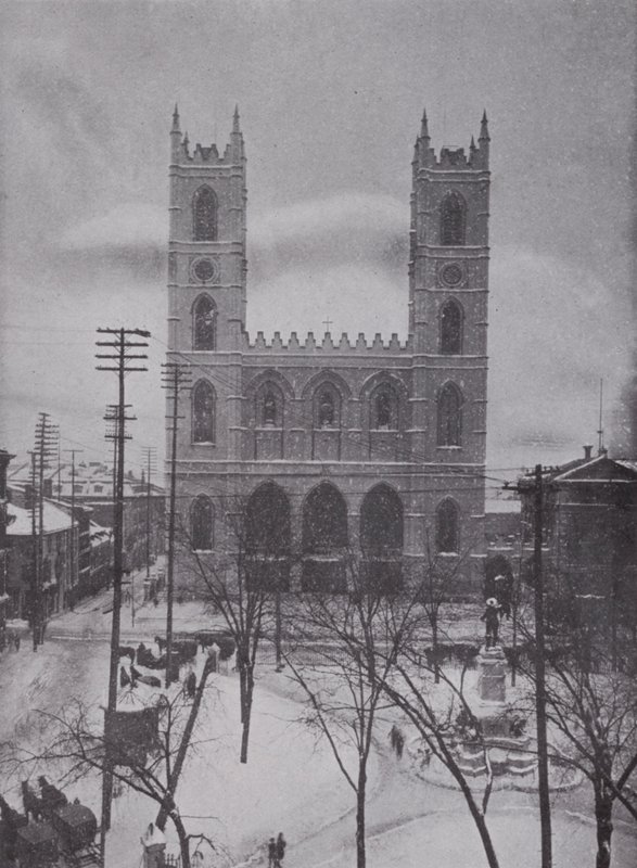 Notre Dame in Winter, Montreal by Photographer Canadian