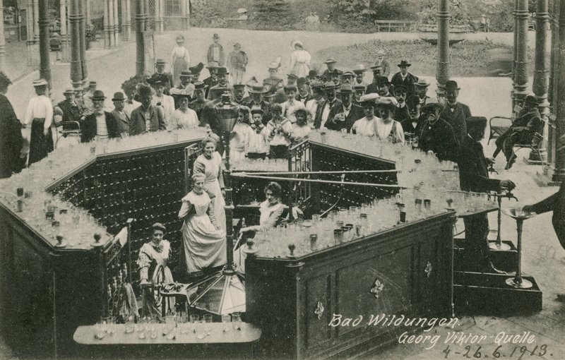 Bad Wildungen. Postcard Sent in 1913 by Photographer German