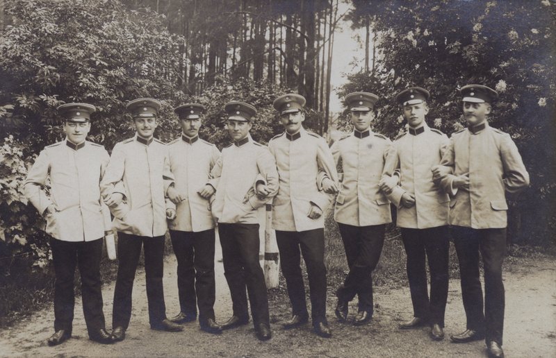 Group of German army officers by Photographer German