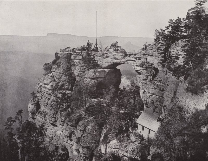 Prebischtor from the East by Photographer German