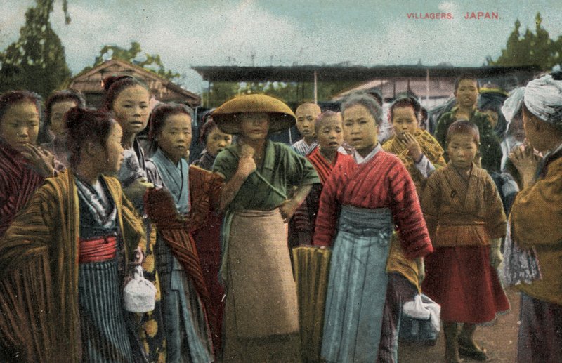 Villagers in Japan by Photographer Japanese