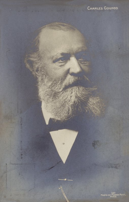 Charles Gounod, French composer (1818-1893) by Pierre Petit