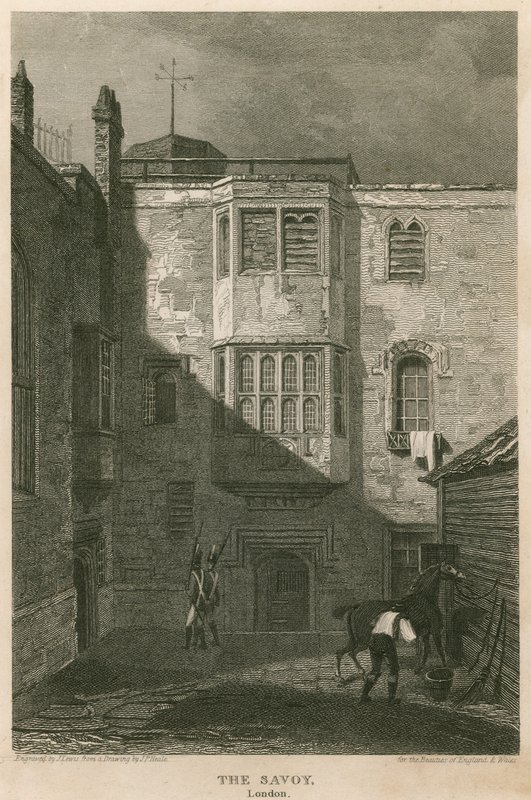 The Savoy Prison, London by Pieter Jansz. Quast