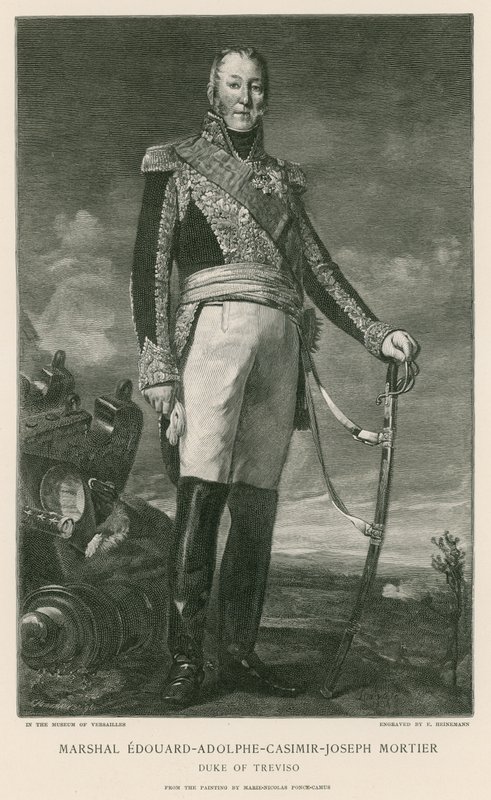 Marshal Edouard-Adolphe-Casimir-Joseph Mortier by Ponce Camus. Marie Nicholas