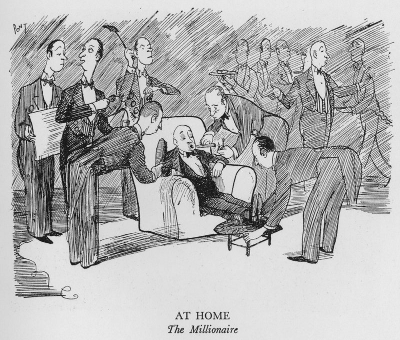 At Home, The Millionaire by Pont