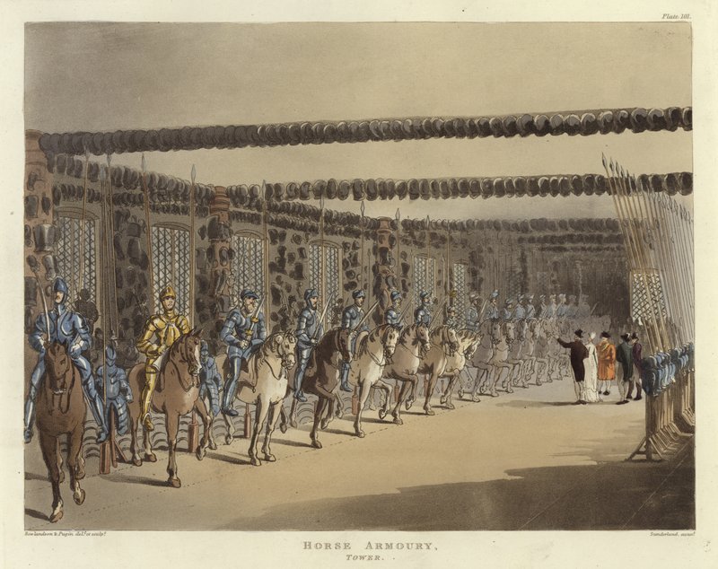 Horse Armoury by Pugin and Rowlandson