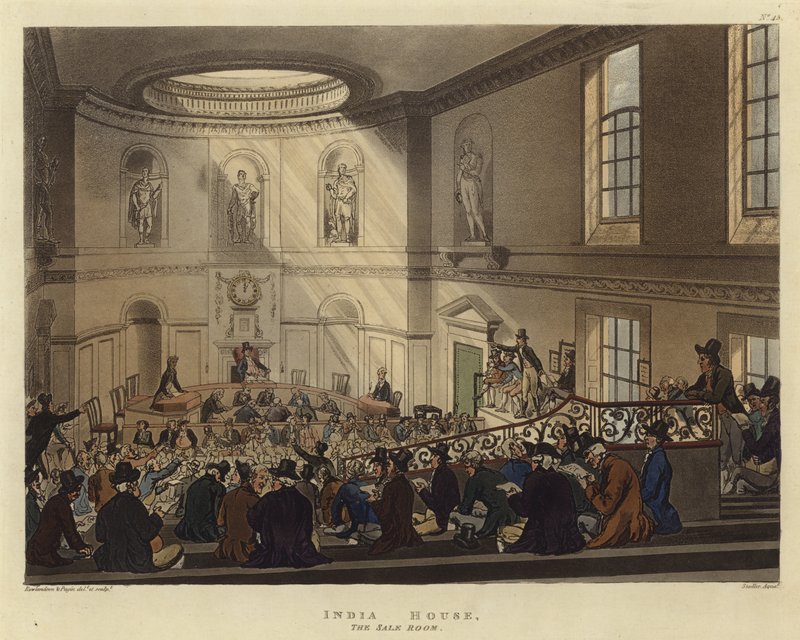 India House by Pugin and Rowlandson