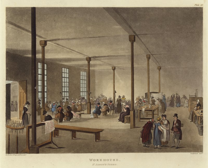 Workhouse by Pugin and Rowlandson