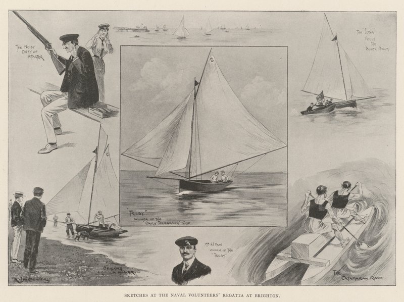 Sketches at the Naval Volunteers
