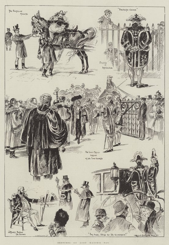 Sketches on Lord Mayor