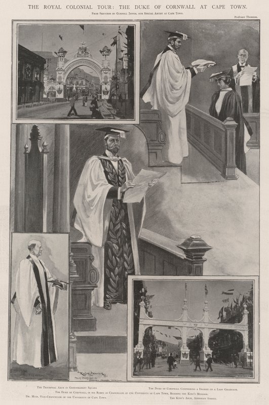 The Royal Colonial Tour, the Duke of Cornwall at Cape Town by Ralph Cleaver
