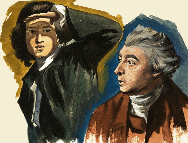 Sir Joshua Reynolds and Thomas Gainsborough by Ralph Bruce