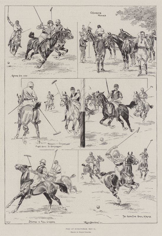 Polo at Hurlingham, 11 May by Ralph Cleaver