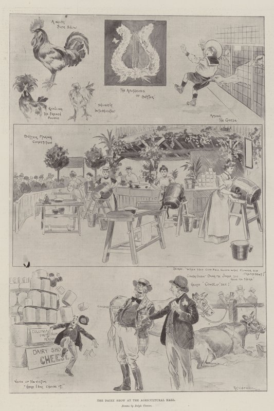 The Dairy Show at the Agricultural Hall by Ralph Cleaver