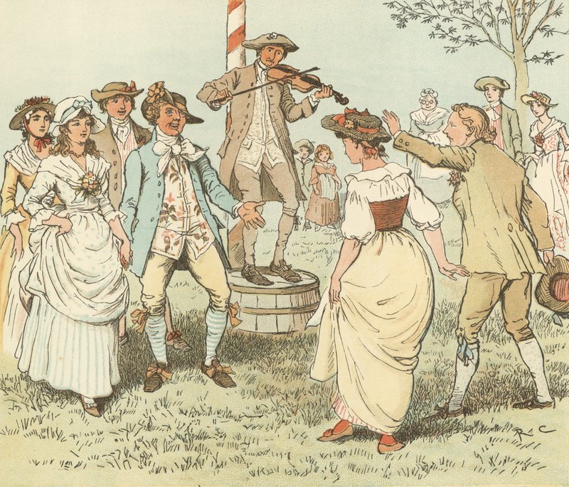 Come Lasses and Lads by Randolph Caldecott