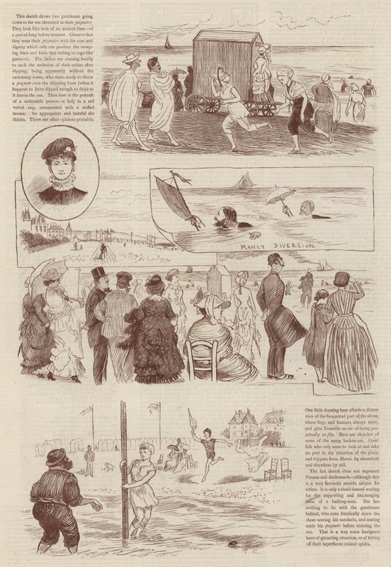 Sketches at Trouville by Randolph Caldecott