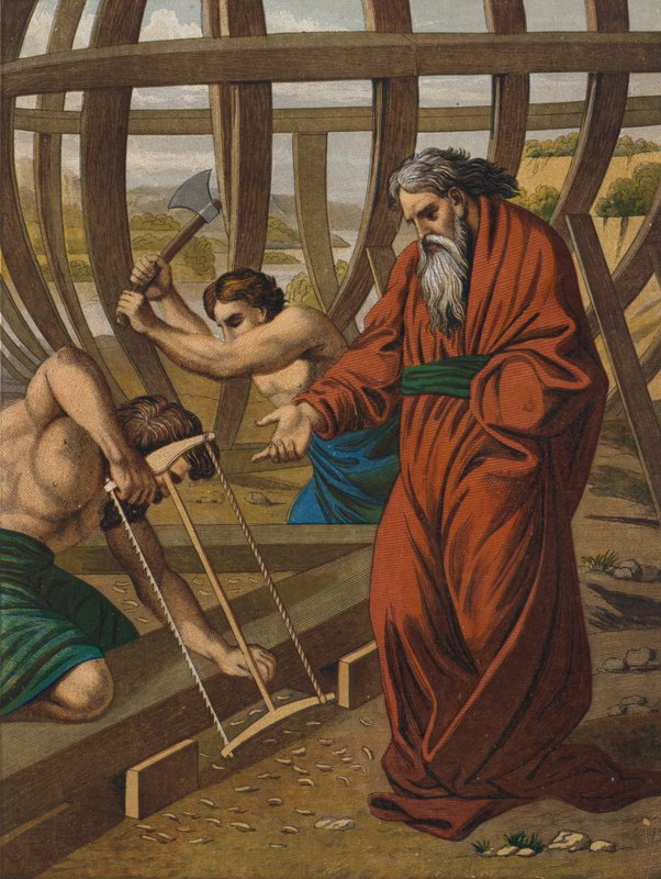 The Building of the Ark by after Raphael