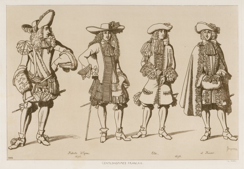 French gentlemen of the seventeenth century by Raphael Jacquemin
