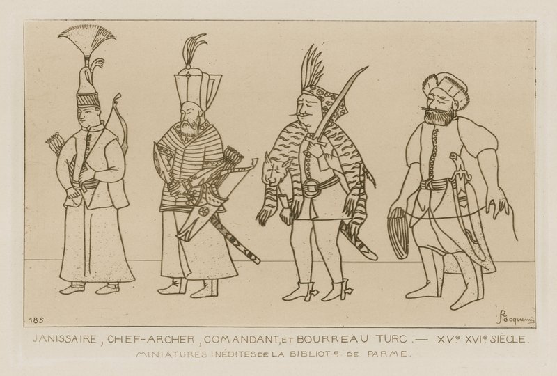 Janissary, Chief Archer, Commander and Turkish Executioner by Raphael Jacquemin