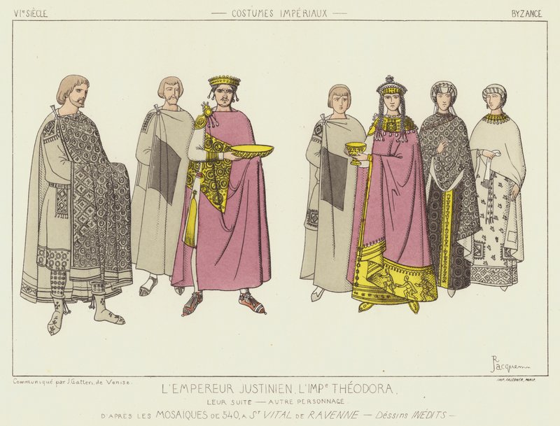 Emperor Justinian by Raphael Jacquemin