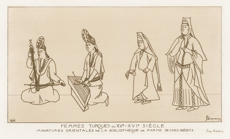 Turkish Women from the 15th-16th Centuries by Raphael Jacquemin