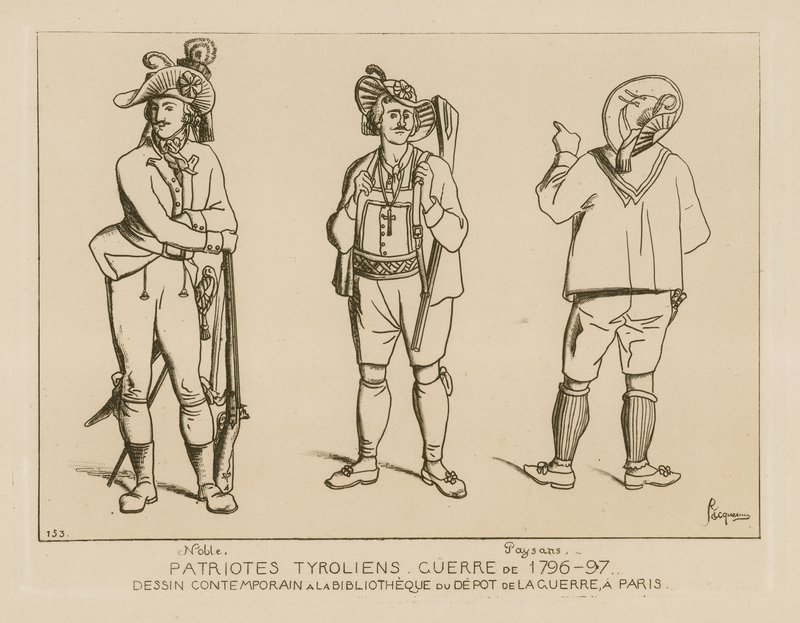 Tyrolean Patriots, War of 1796-1797 by Raphael Jacquemin