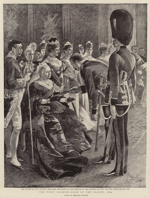 The First Drawing-Room of the Season by Reginald Thomas Cleaver