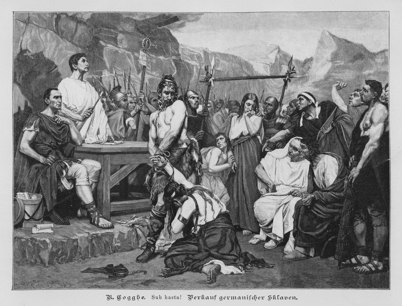 Sale of Germanic Slaves by Remy Cogghe