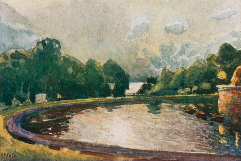 Basin of Latona, Versailles by Rene Binet