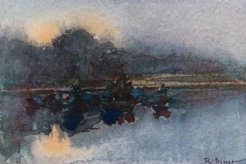Car of Apollo at Sunset, Versailles by Rene Binet