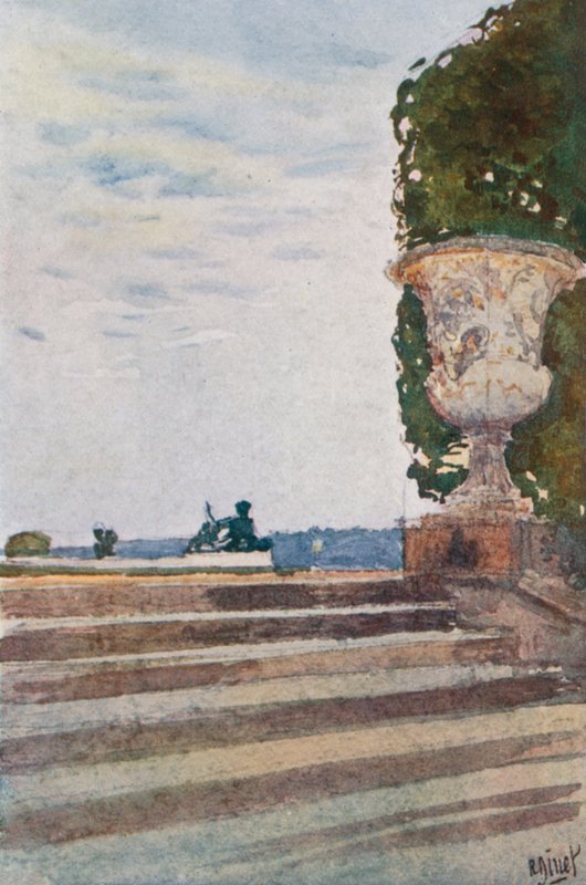 Steps of Latona, Versailles by Rene Binet
