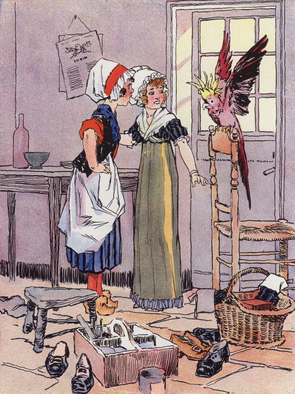A Little Girl during the Revolution by Rene Vincent