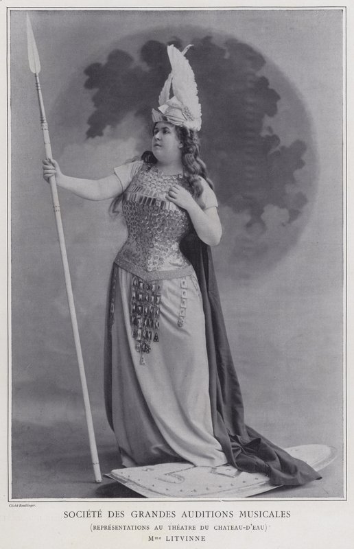 Felia Litvinne, Russian Opera Singer by Reutlinger Studio