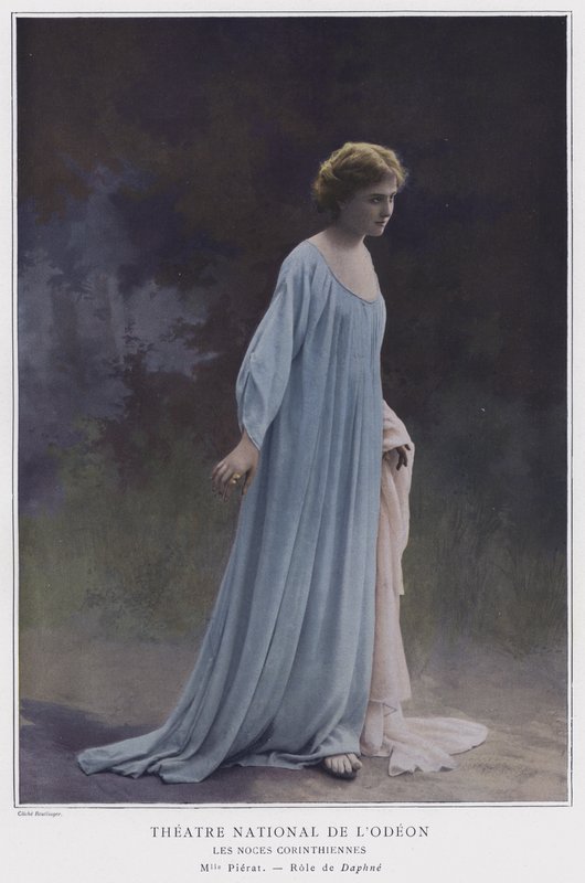 Marie-Therese Pierat as Daphne in Les Noces Corinthiennes by Reutlinger Studio