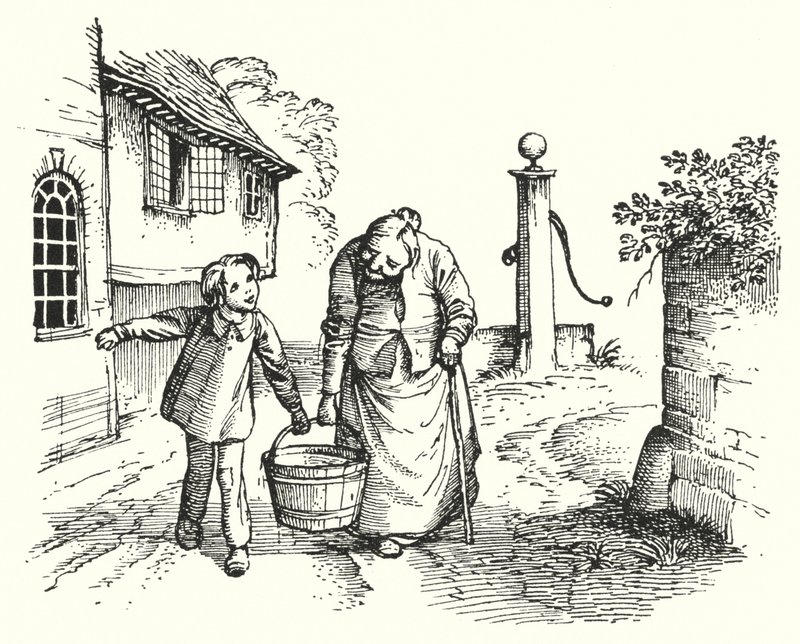Hans Christian Andersen: Little Tuk by Rex (after) Whistler