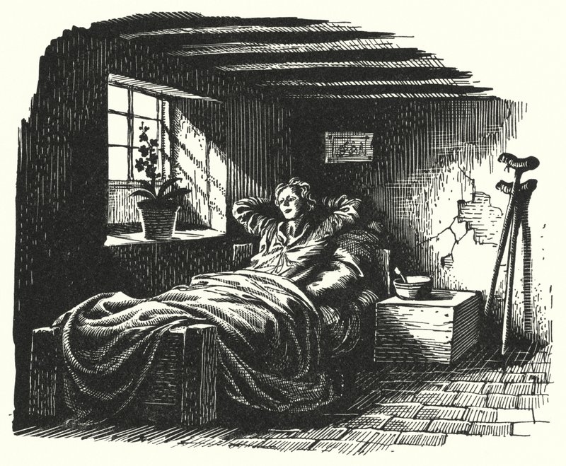 Hans Christian Andersen: The Angel by Rex (after) Whistler