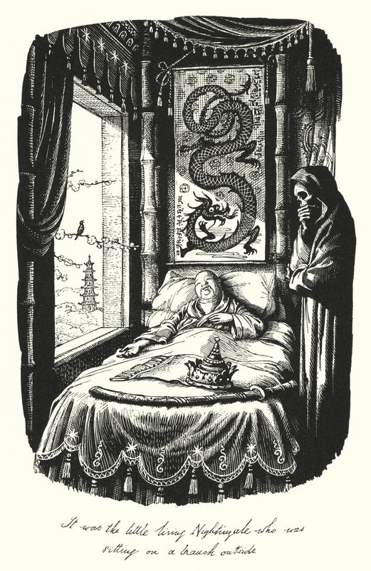 Hans Christian Andersen: The Nightingale by Rex (after) Whistler