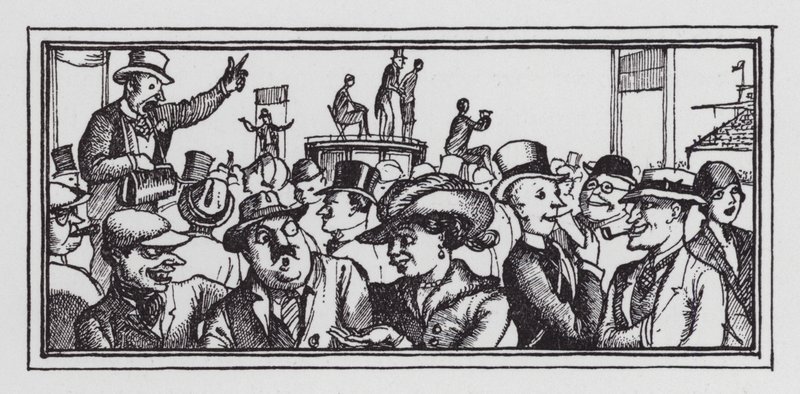 The Derby by Rex (after) Whistler