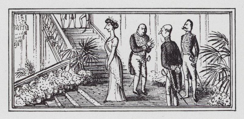 The Foreign Office Party by Rex (after) Whistler