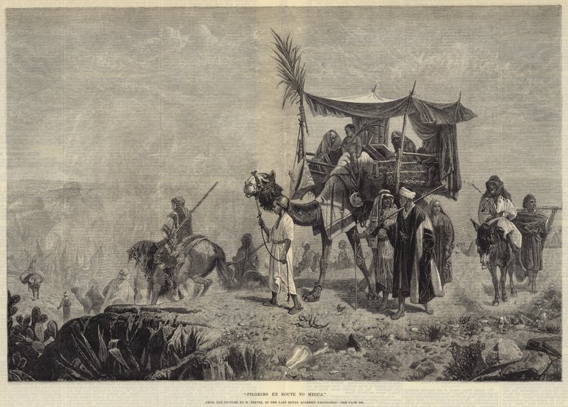 Pilgrims En Route to Mecca by Richard Beavis