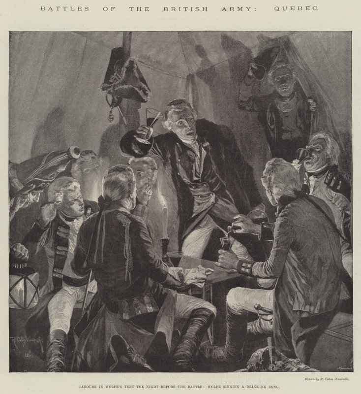 Battles of the British Army, Quebec by Richard Caton Woodville junior