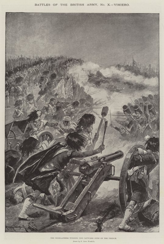 Battles of the British Army, Vimiero by Richard Caton Woodville junior