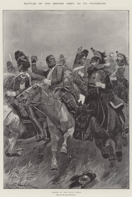 Battles of the British Army, Waterloo by Richard Caton Woodville junior