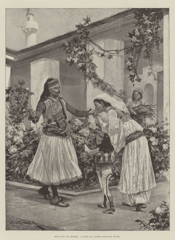 Her Lord and Master, a Scene in a North Albanian House by Richard Caton Woodville junior