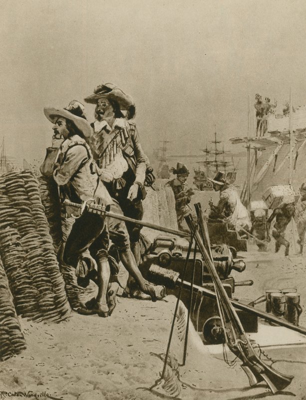 Laying the Foundations of British Rule in India by Richard Caton Woodville junior