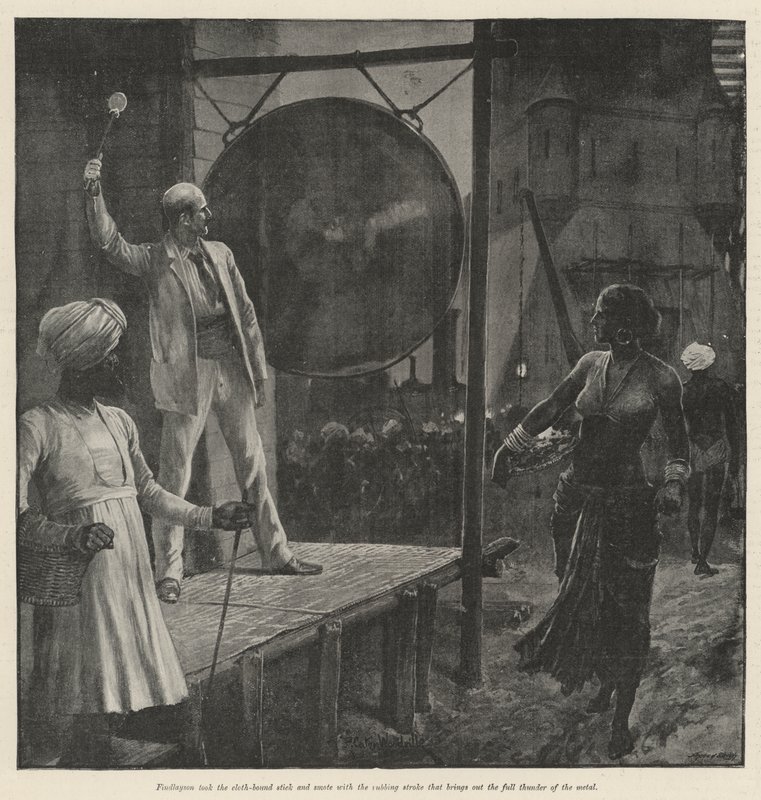 The Bridge Builders, by Rudyard Kipling by Richard Caton Woodville junior
