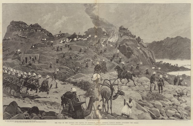The War in the Sudan, the Battle of Kerbekan, 10 February, General Earle