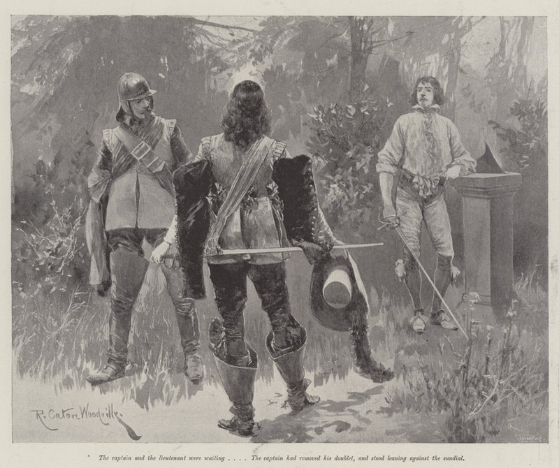 Under the Red Robe, by Stanley J Weyman by Richard Caton Woodville junior