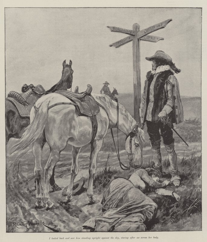Under the Red Robe, by Stanley J. Weyman by Richard Caton Woodville junior